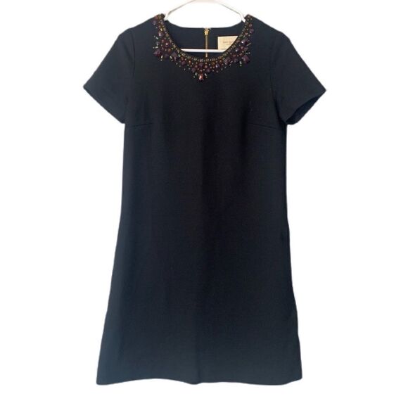 Kate Spade New York Jeweled Neck Short Sleeve Shift Dress - Picture 6 of 6